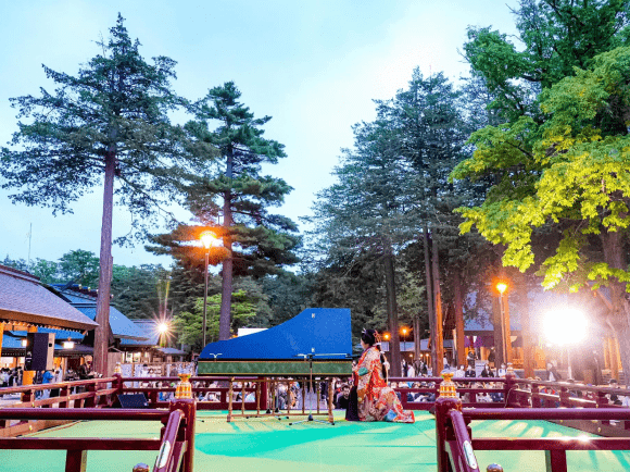 北海道神宮奉納演奏の写真